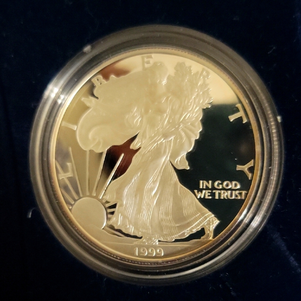 1999 Proof Silver American Eagle - 1 Oz .999 Pure1999 Proof Silver America